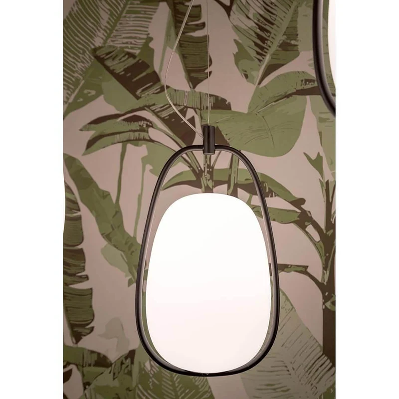 Kundalini Pendellampe Lanna Ø 22cm H 40cm Opalglas