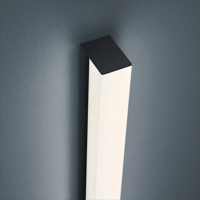 LED Spiegellampe Lado 60cm 1040lm schwarz Warmweiß