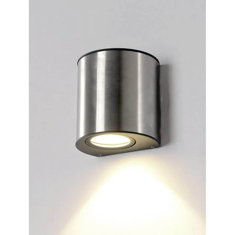 LED Außenwandleuchte Ilumi IP54 Chrom