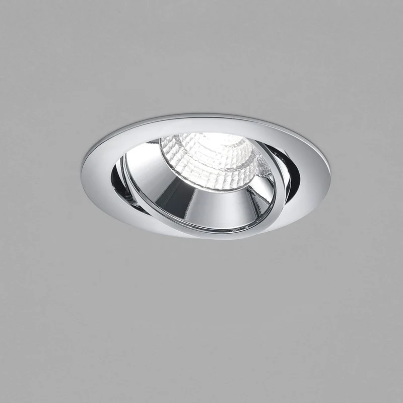 LED Decken-Einbauleuchte Sid Chrom