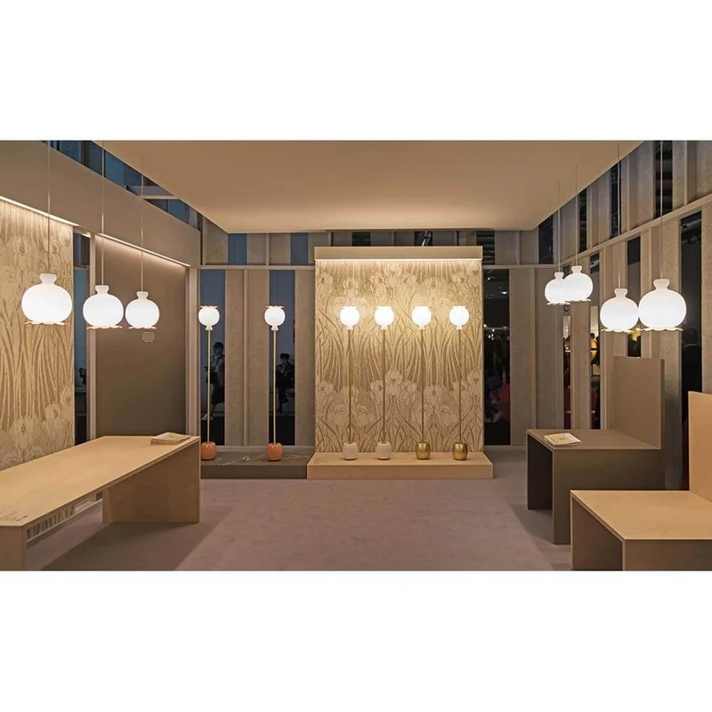 Kundalini Stehlampe Opyo 172cm Glanzlackoptik Dimmbar