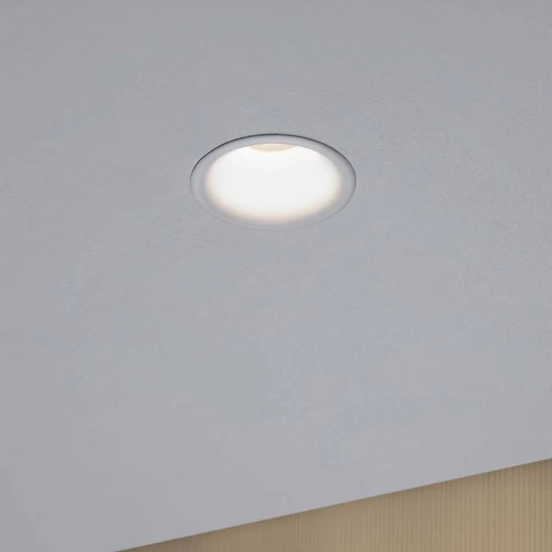 3er-Set LED Einbauleuchten Cymbal Coin starr Dimmbar IP44 2700K Weiß