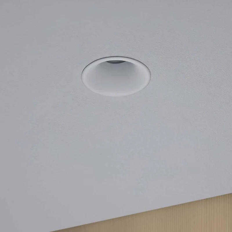 3er-Set LED Einbauleuchten Cymbal Coin starr Dimmbar IP44 2700K Weiß