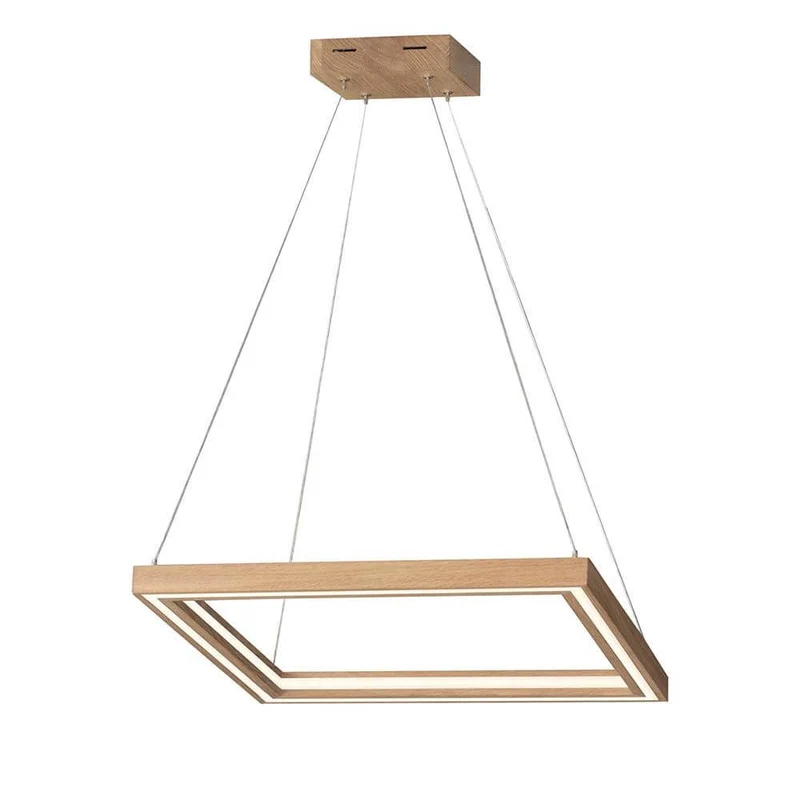 LED Pendelleuchte Legno 5320lm Eiche-Geölt