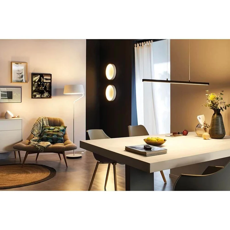 LED Stehleuchte Belaja 22W Weiß/Chrom-Matt