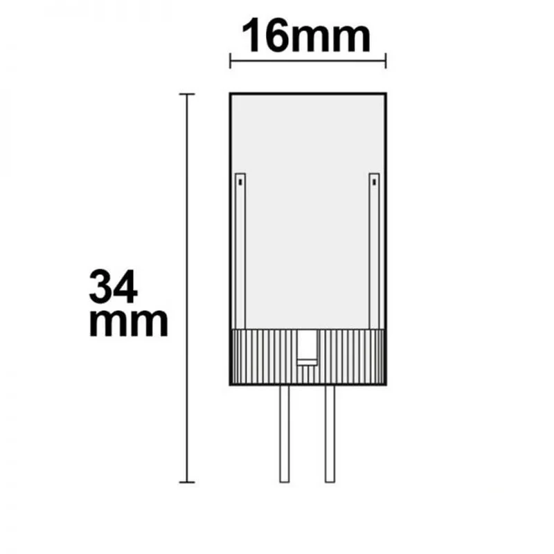 G4 LED Stiftsockel Warmweiß 2700K 320lm 3W