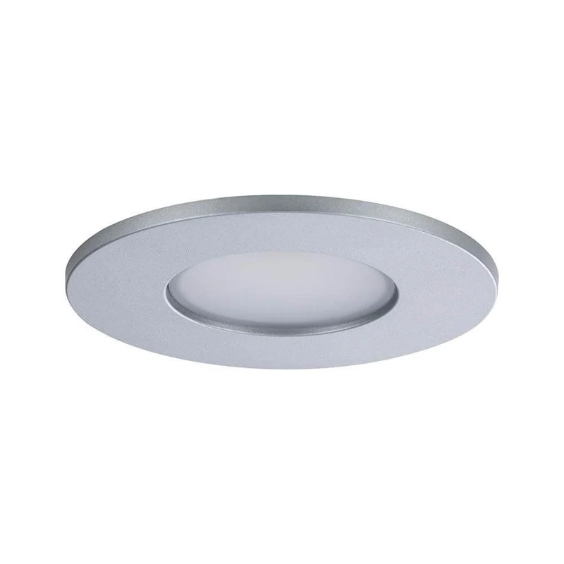 3er-Set LED Einbauleuchten Calla IP65 4000K Chrom-Matt