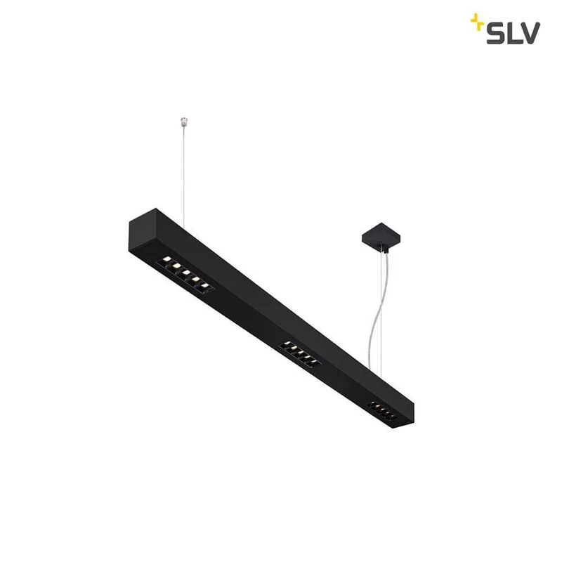 Q-Line LED Pendelleuchte 1m Schwarz 4000K