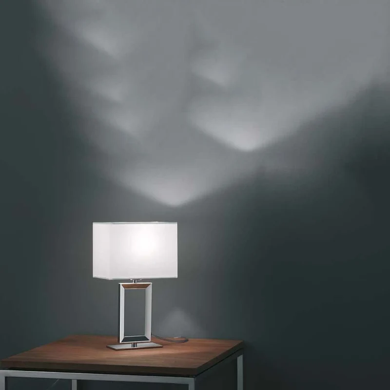 Tischlampe Enna 2 Nickel-Blank