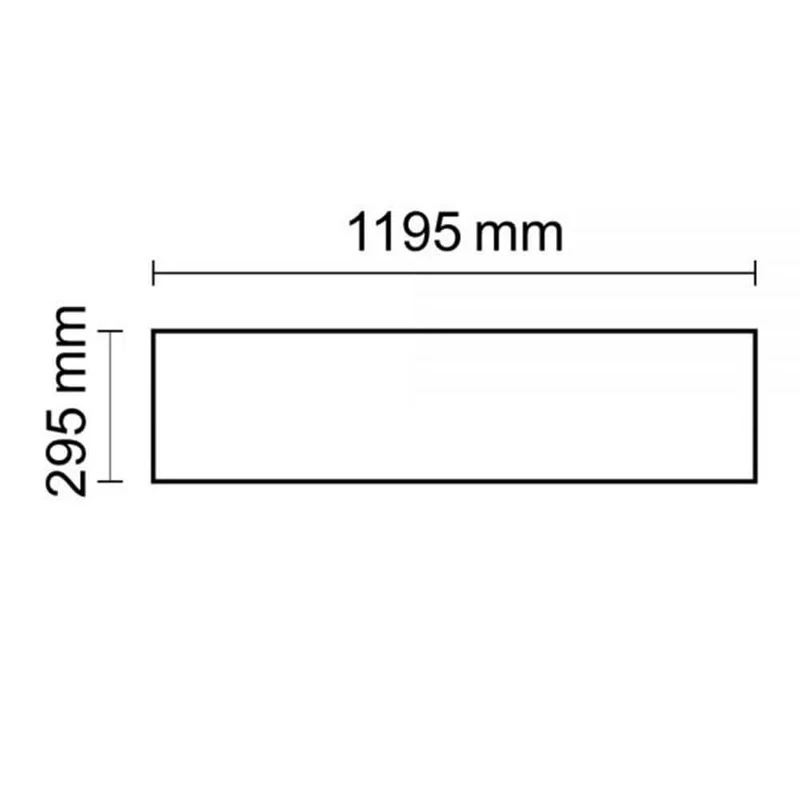 LED Panel Professional Line 1200 Neutralweiß 4100lm Weiß