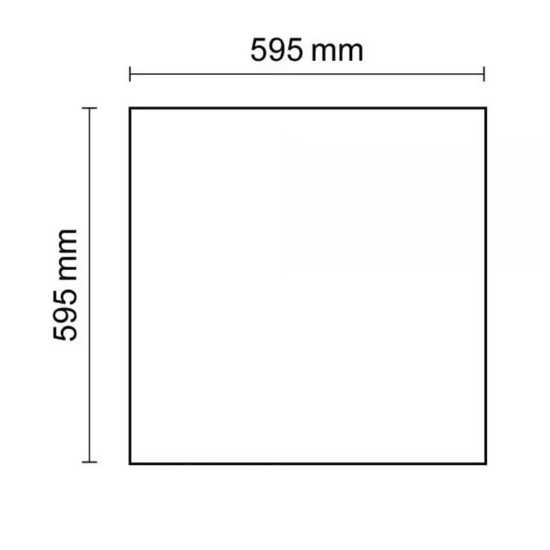 LED Panel Business Line 600 Neutralweiß Dimmbar 4250lm Silber