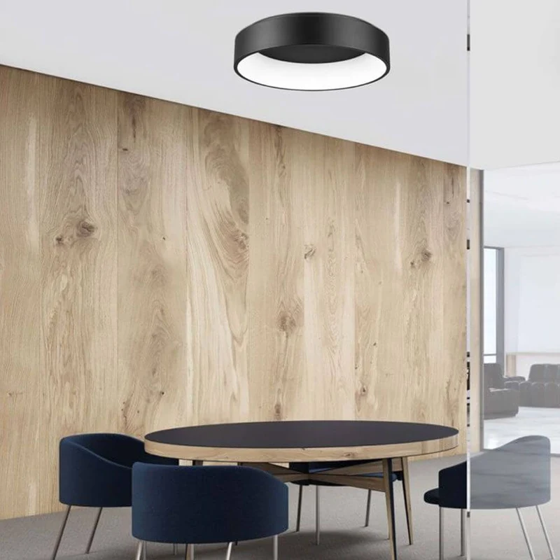 LED Deckenleuchte Rando Ø 60cm 2520lm , 3000K Schwarz