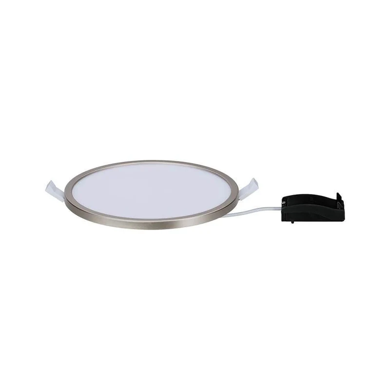 EBL Set Panel Areo rund IP23 LED 1x12W 3000K 180mm Nickel-Matt