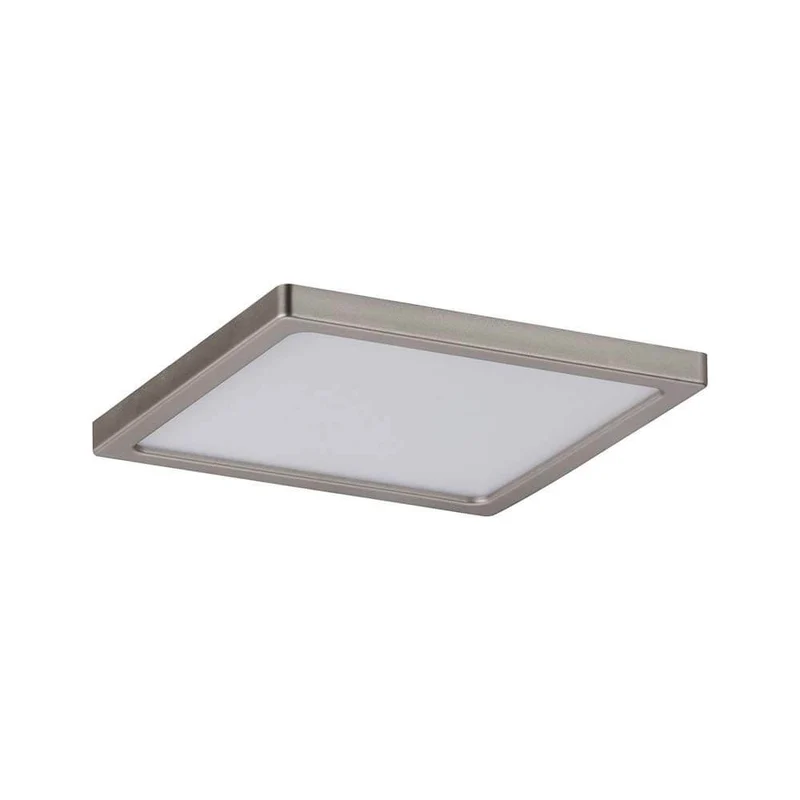 EBL Set Panel Areo eckig dim IP44 1x8W 3000K 120x120mm Nickel-Matt