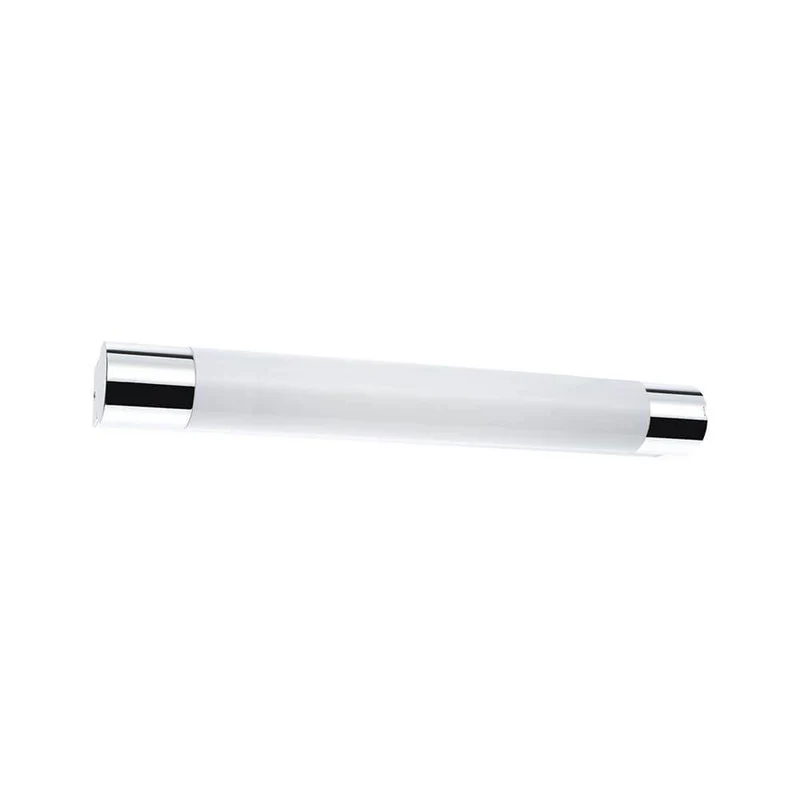 Wandleuchte Orgon IP44 Steckdose LED 7,5W 440mm Chrom Weiß Acryl