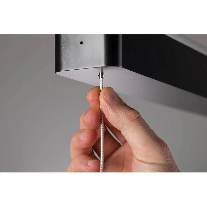 Lento Pendelleuchte dim LED 1x42W Schwarz Softlack
