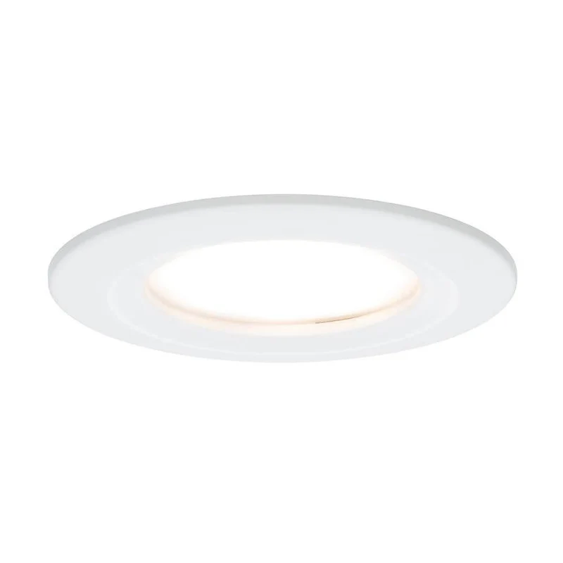 3er LED Einbauleuchten-Set Coin Slim IP44 rund 6,8W Weiß Dimmbar