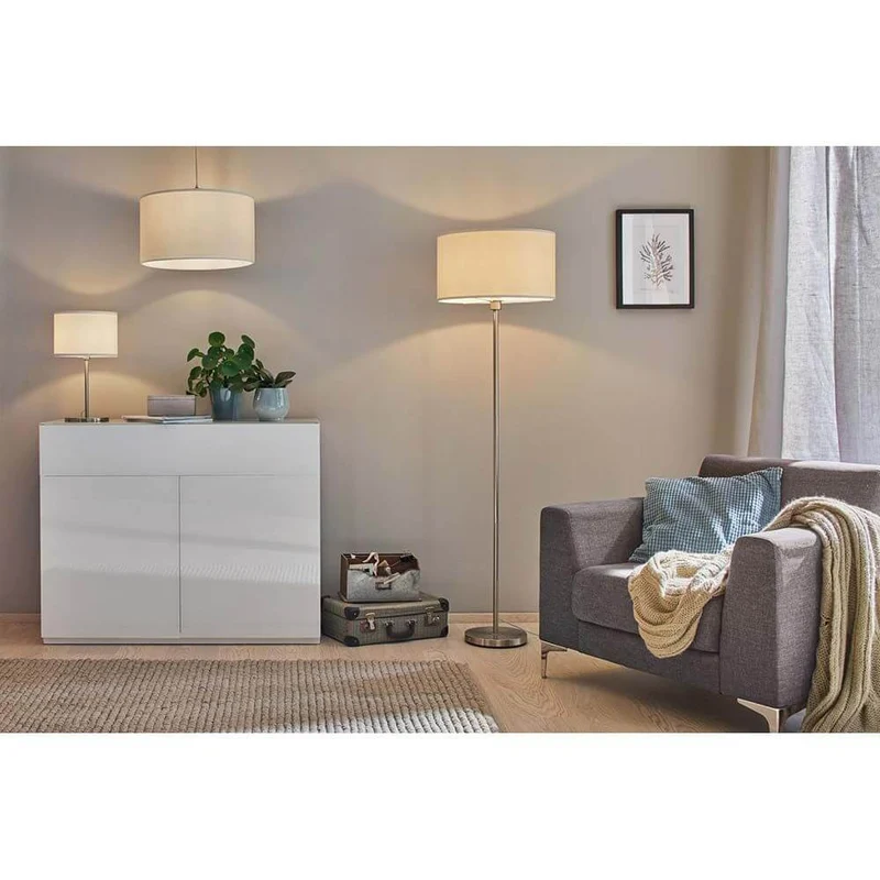 Tessa Tischleuchte max.1x40W E14 Creme Stoff