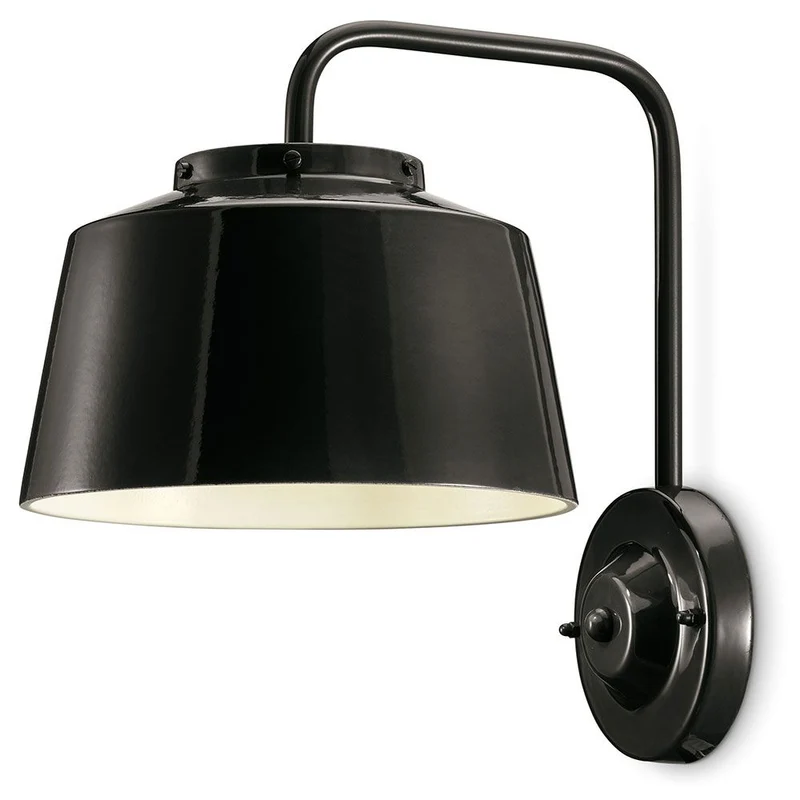 Ferroluce 50's Wandleuchte aus Keramik