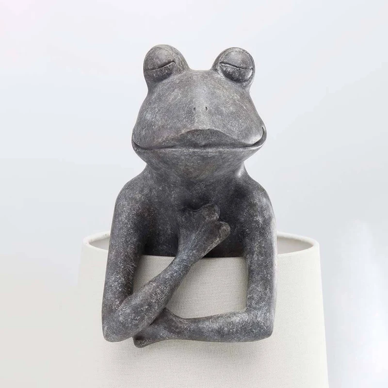 Tischleuchte Animal Frog Grau