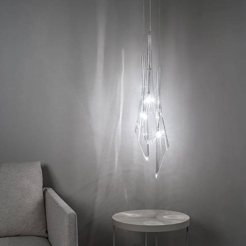 Terzani Calle Glas Esstischlampe 3er