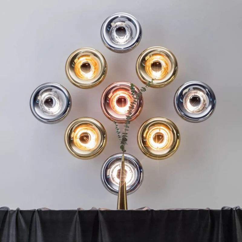 Tom Dixon Void Wandleuchte verspiegelt Ø 30cm