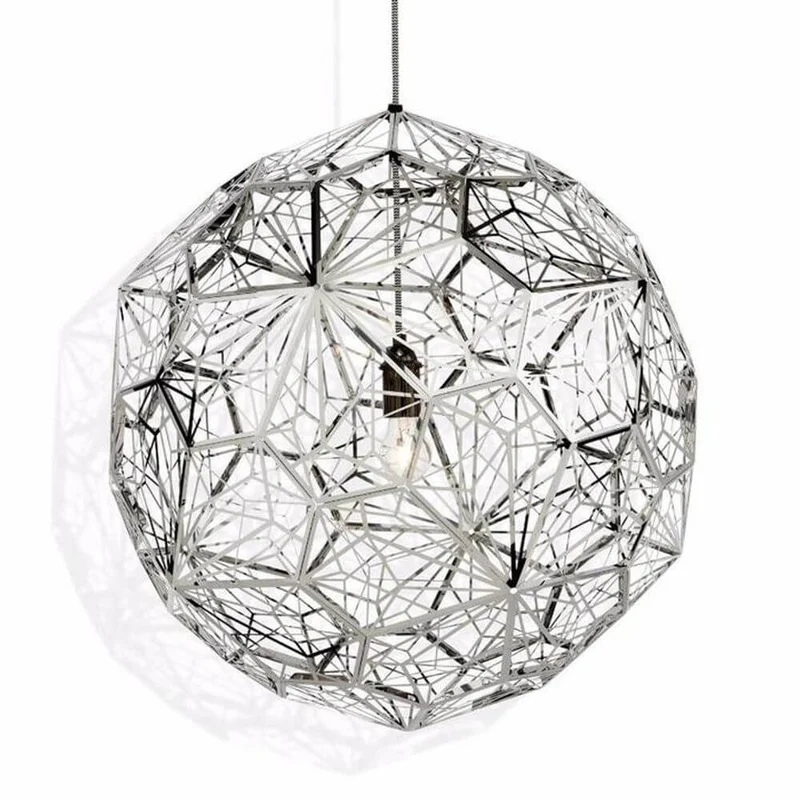 Tom Dixon Etch Web Effekt Pendelleuchte Ø 60cm