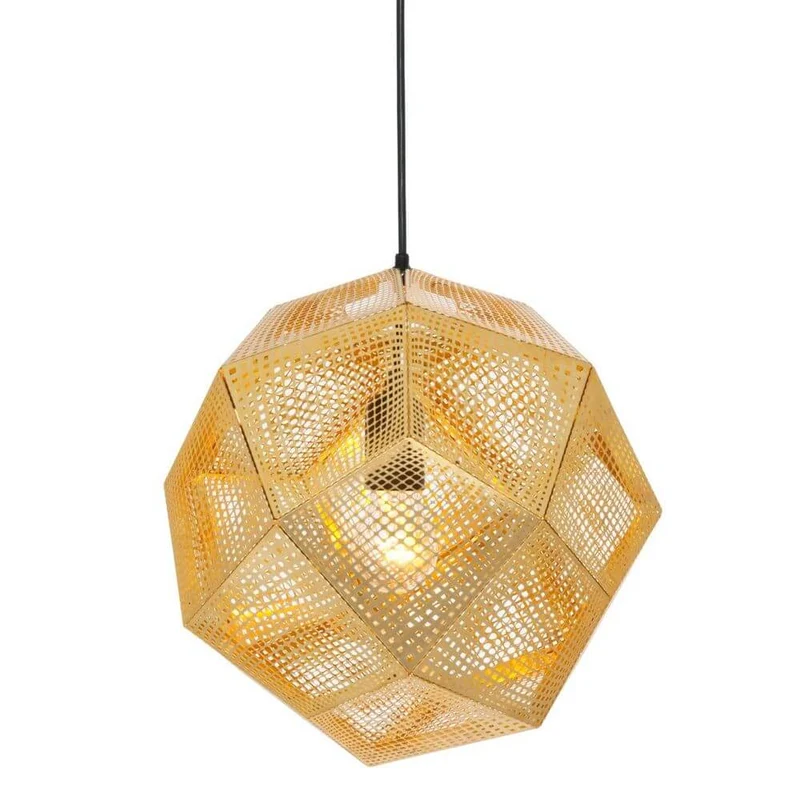 Tom Dixon Etch Metall Hängeleuchte Effektlicht