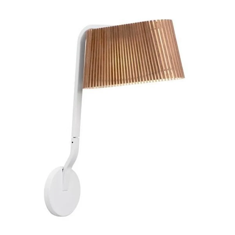LED Wandleuchte Owalo 7030 aus Holz 47cm