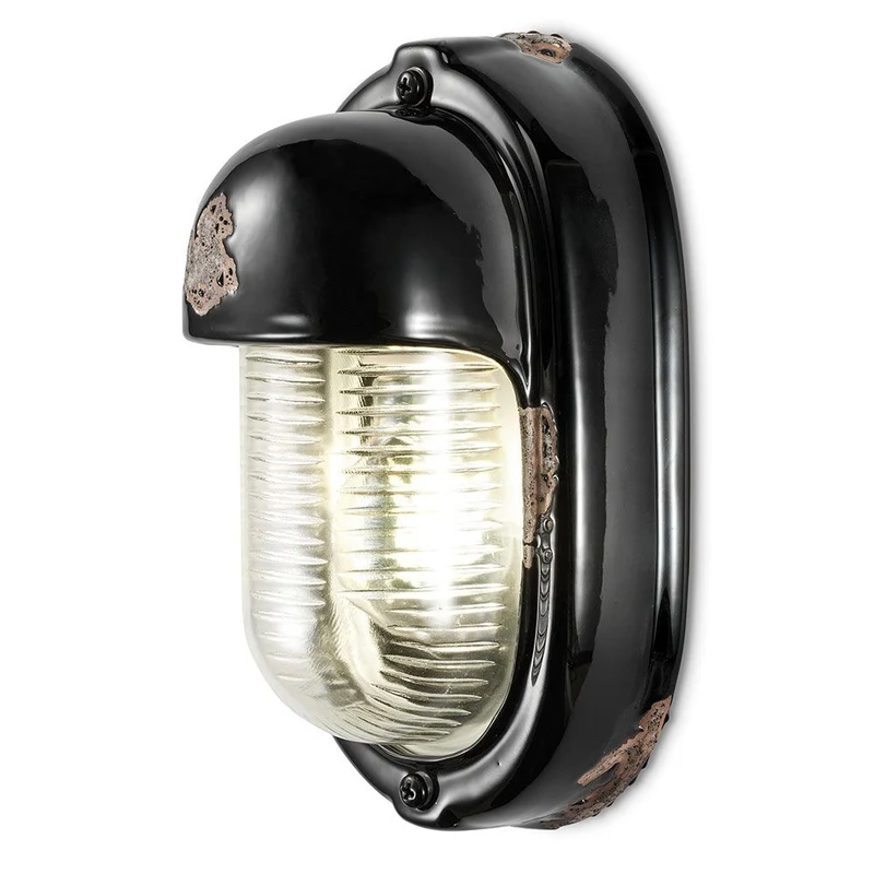 Ferroluce Vintage Keramik-Wandleuchte