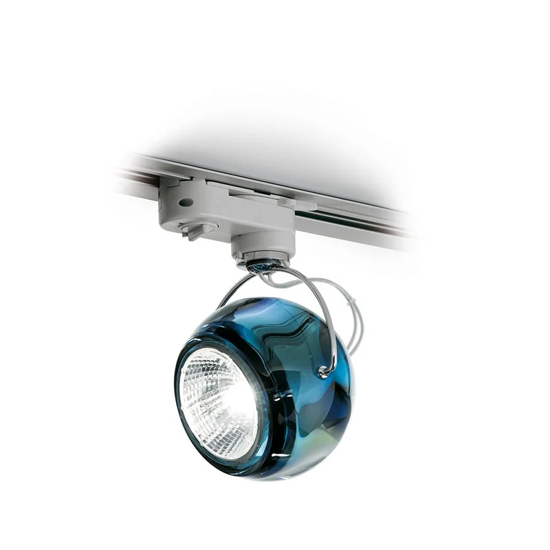 Fabbian Beluga Schienen-Deckenlampe Ø 9cm