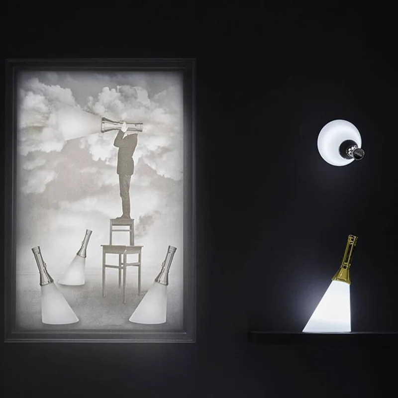Flash Metall Akku Tischlampe mit Fernbedienung
