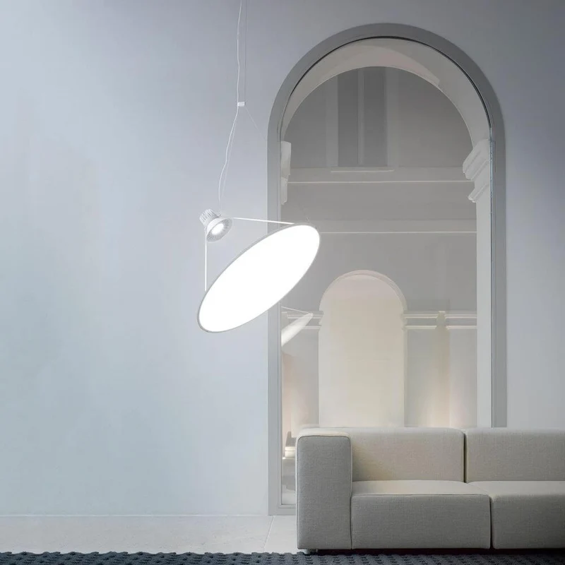 Luceplan Amisol LED Hängelampe (Körper) 53W 3000K Dimmbar Hellgrau