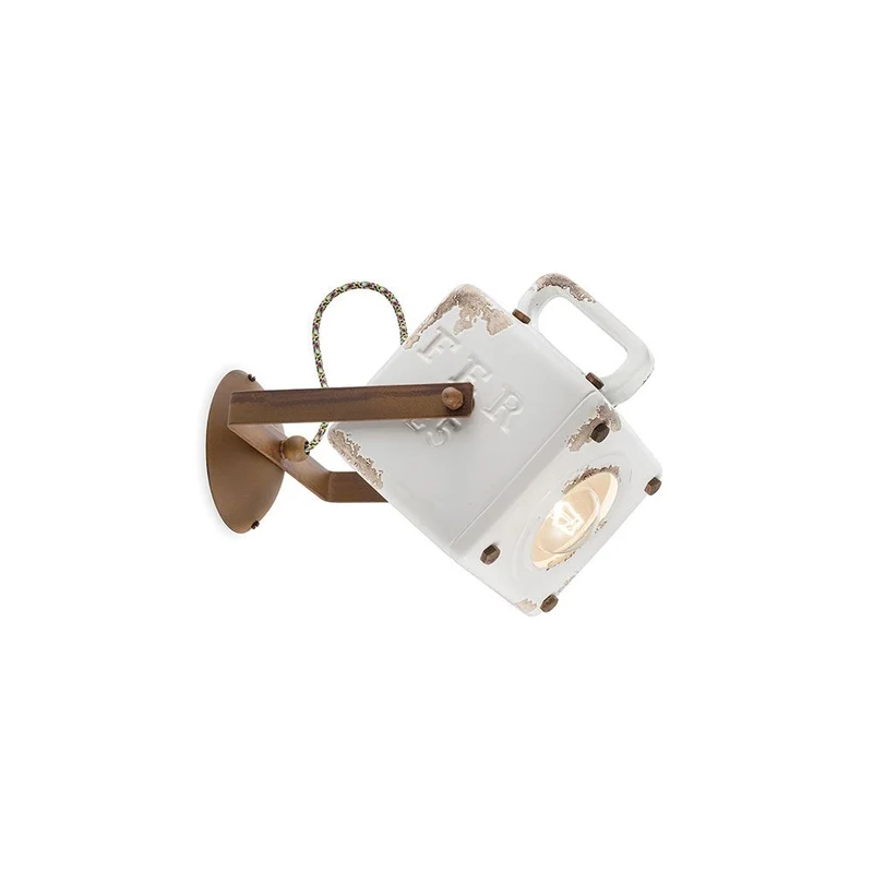 Ferroluce Industrial Retro-Wandleuchte