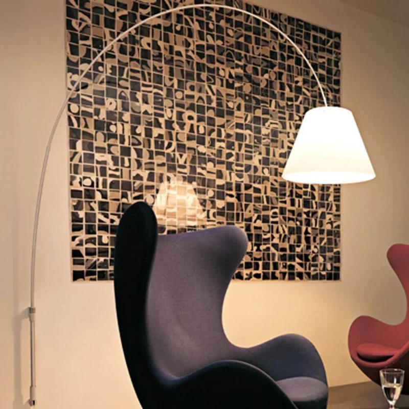 Luceplan Lady Costanza Wandlampe 215-248cm mit Dimmer Alu