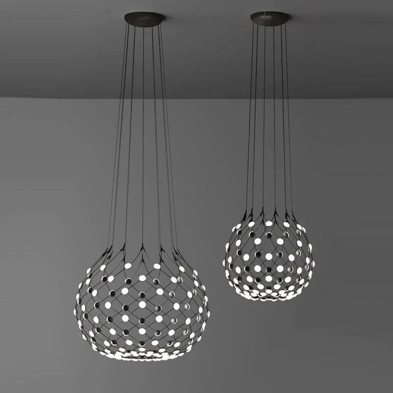 Luceplan LED Hängeleuchte Mesh Ø 55cm, max. 500cm