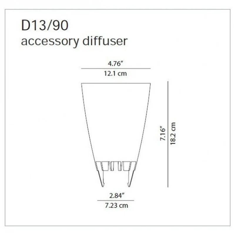 Luceplan Costanza Diffuser Zubehör