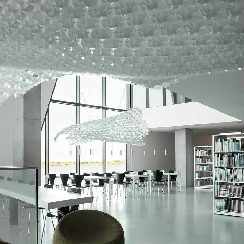 Slamp Nuvem 102x94cm Basis mit Spotlight Up-Down weiß