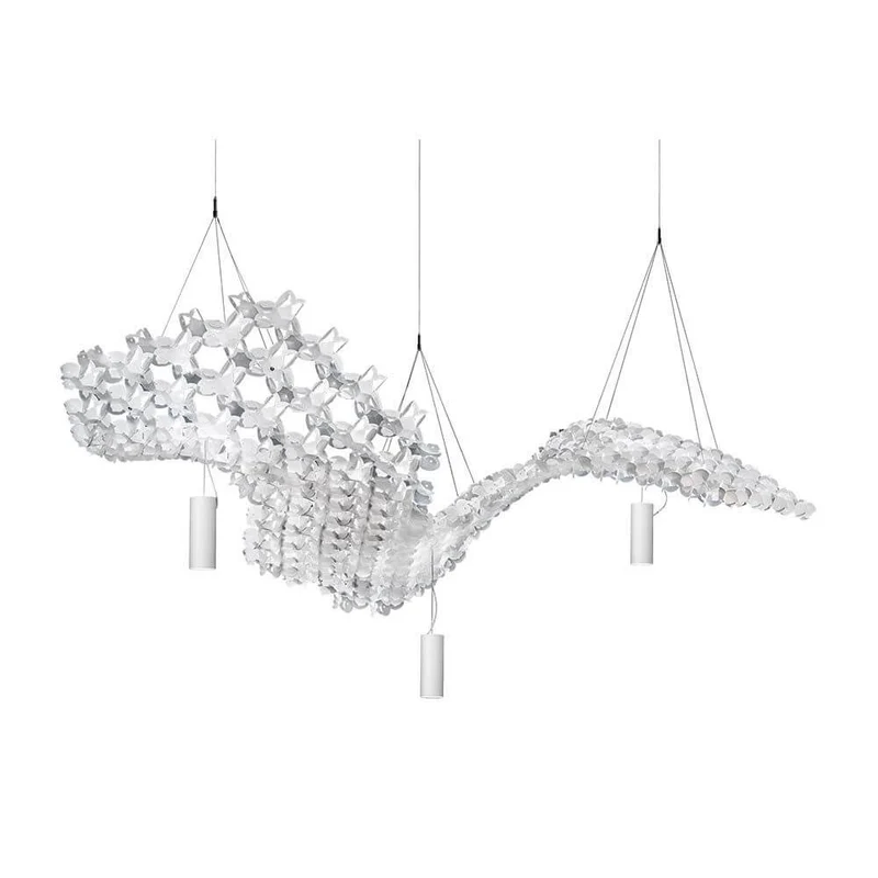 Slamp Nuvem 102x94cm Basis mit Spotlight Up-Down weiß