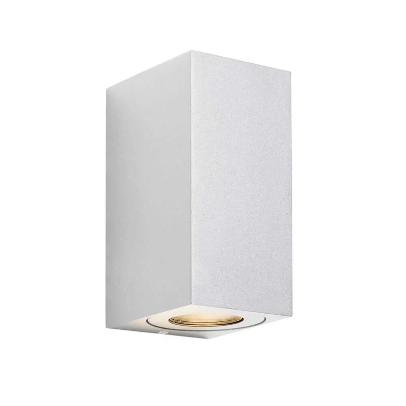 Außen-Wandleuchte Canto Maxi Kubi 2 IP44 Weiß