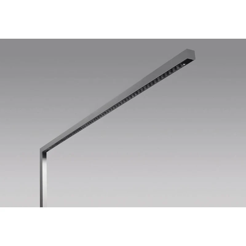 Lens Double Büro Stehlampe Alu-Eloxiert mit Sensor
