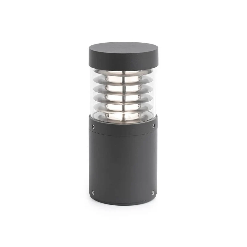 LED Pollerleuchte GIZA 12W 3000K IP54 Dunkelgrau