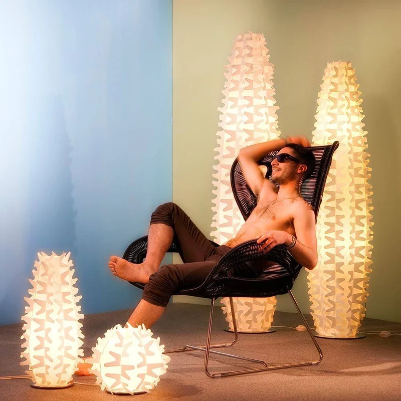 Slamp Stehleuchte Cactus XL Gold