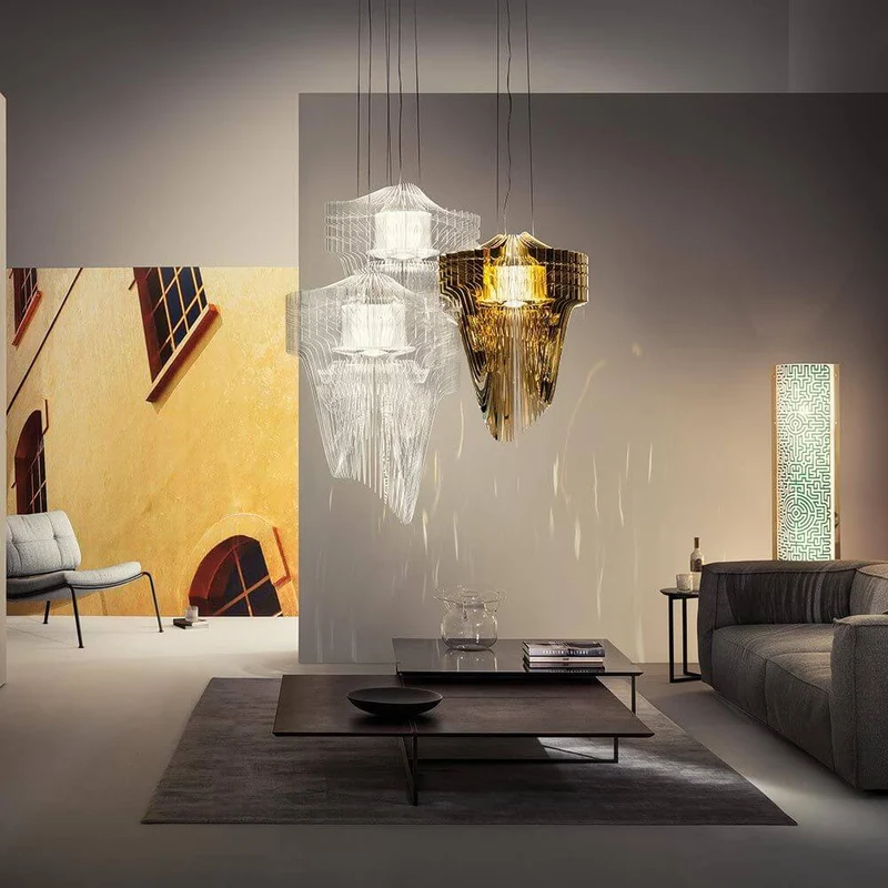 Slamp LED Hängelampe Aria Large 7000lm 2700K Transparent