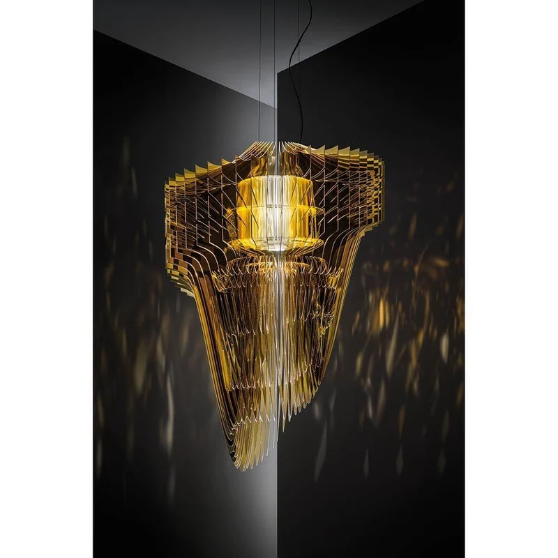 Slamp LED Hängelampe Aria Medium 3500lm 2700K Gold