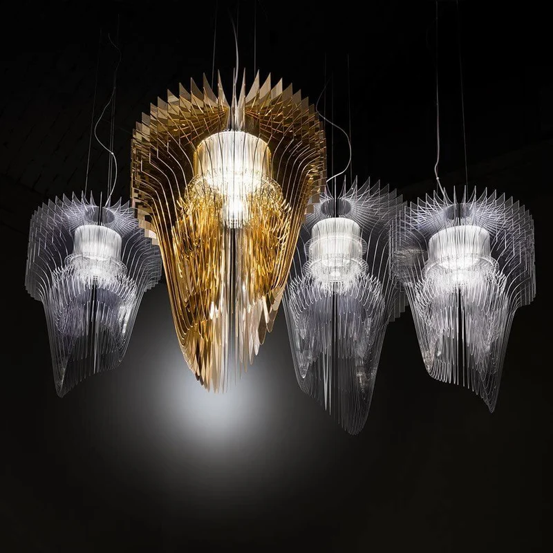 Slamp LED Hängeleuchte Aria Small 3500lm 2700K Transparent
