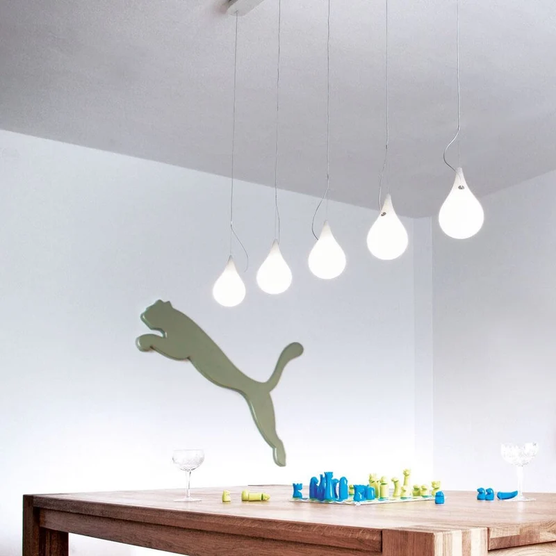 Drop-2XS LED Einbau-Pendelleuchte Liquid-Light Weiß