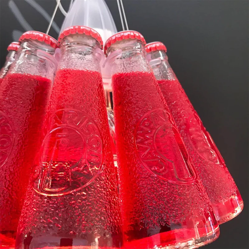 Ingo Maurer Campari Light Pendelleuchte Rot