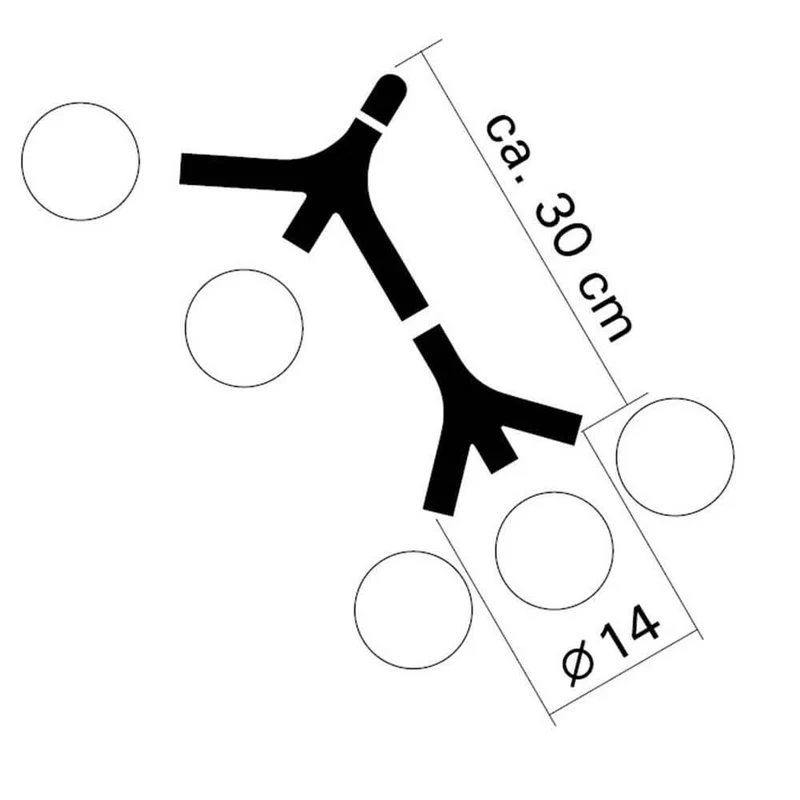 DNA Double-5 Hängelampe Weiß