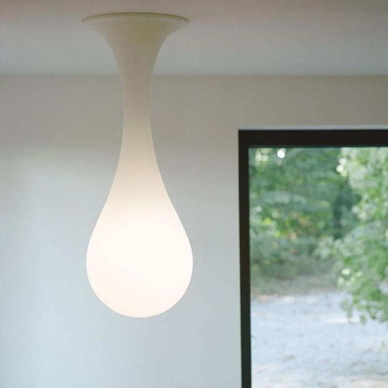 Drop-1S Deckenlampe 40cm Liquid-Light Weiß